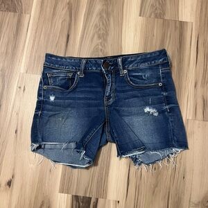Denim Distressed Women's Shorts